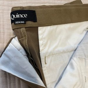 Quince NWOT work pant in khaki!